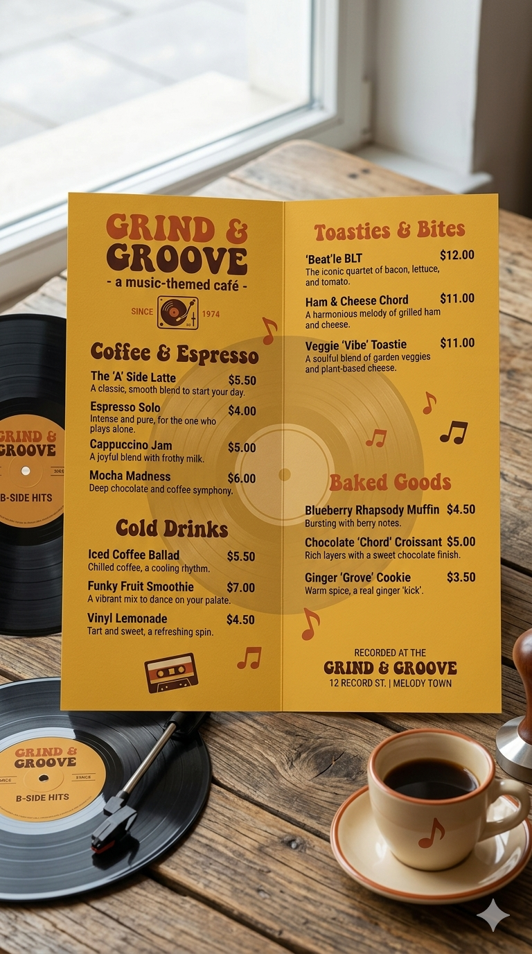 Food Menu Design